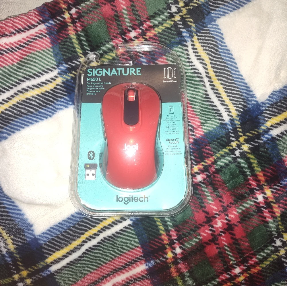 Logitech Red Wireless Mouse